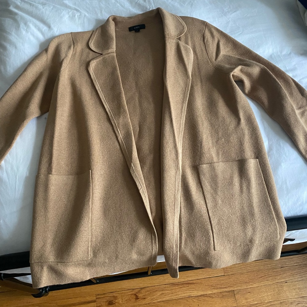 Jcrew structured cardigan